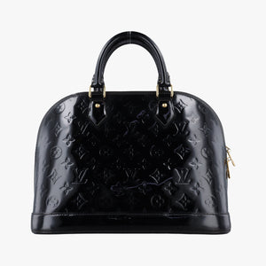 Secondhand Louis Vuitton Alma PM Black Vernis M91611 handbag | stylenewstar