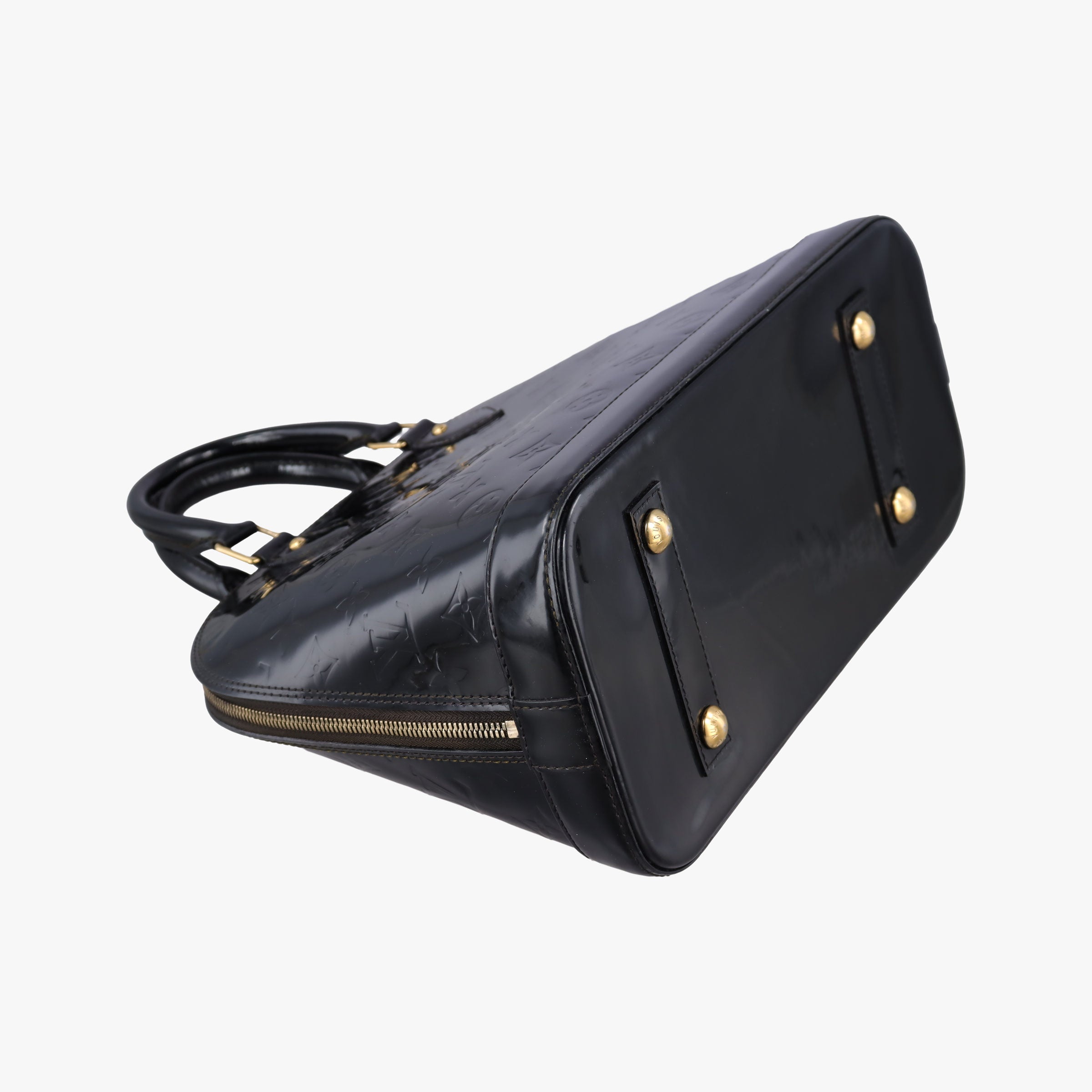 Secondhand Louis Vuitton Alma PM Black Vernis M91611 handbag | stylenewstar