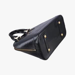 Secondhand Louis Vuitton Alma PM Black Vernis M91611 handbag | stylenewstar