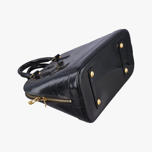 Secondhand Louis Vuitton Alma PM Black Vernis M91611 handbag | stylenewstar