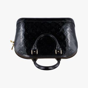 Secondhand Louis Vuitton Alma PM Black Vernis M91611 handbag | stylenewstar