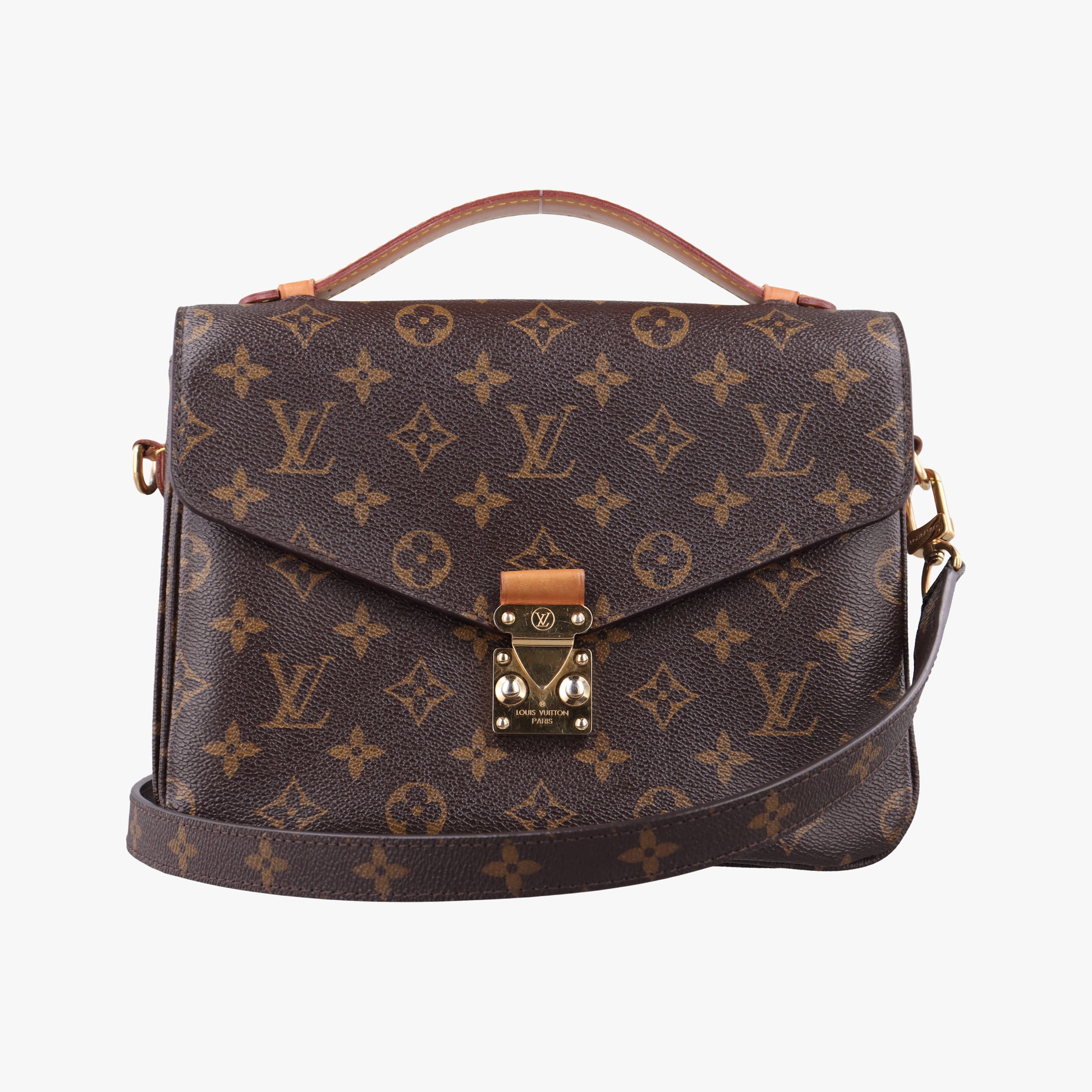 Pre-owned Louis Vuitton Pochette Metis MM Brown Monogram Canvas M44875 shoulderbag | stylenewstar