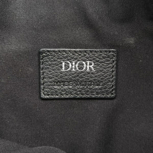 Pre-owned Christian Dior Saddle Black Leather  crossbodybag | stylenewstar