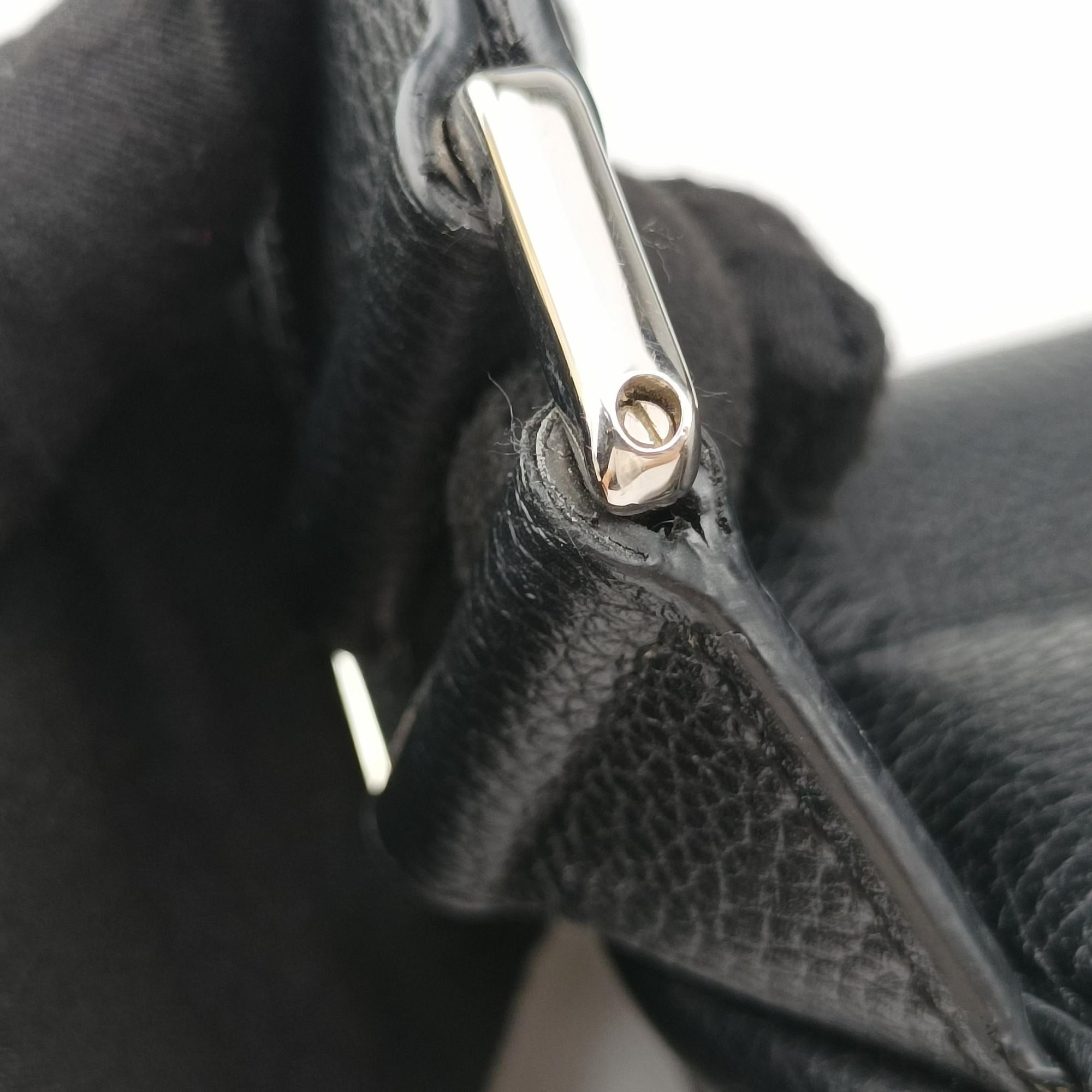 Pre-owned Christian Dior Saddle Black Leather  crossbodybag | stylenewstar