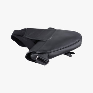 Pre-owned Christian Dior Saddle Black Leather  crossbodybag | stylenewstar