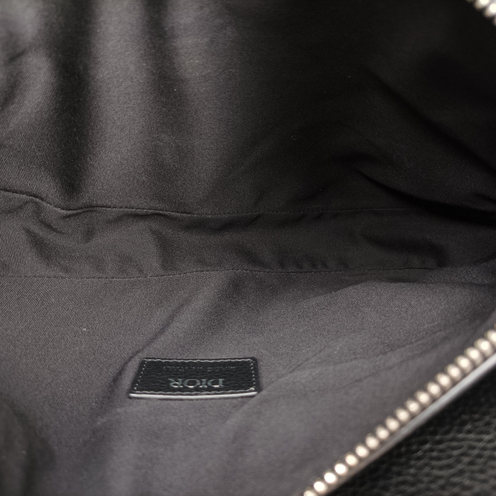 Pre-owned Christian Dior Saddle Black Leather  crossbodybag | stylenewstar