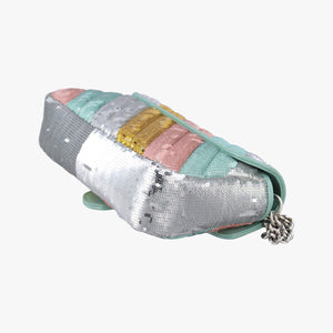Pre-owned Gucci GG Marmont Multicolour Sequins 443497 shoulderbag | stylenewstar