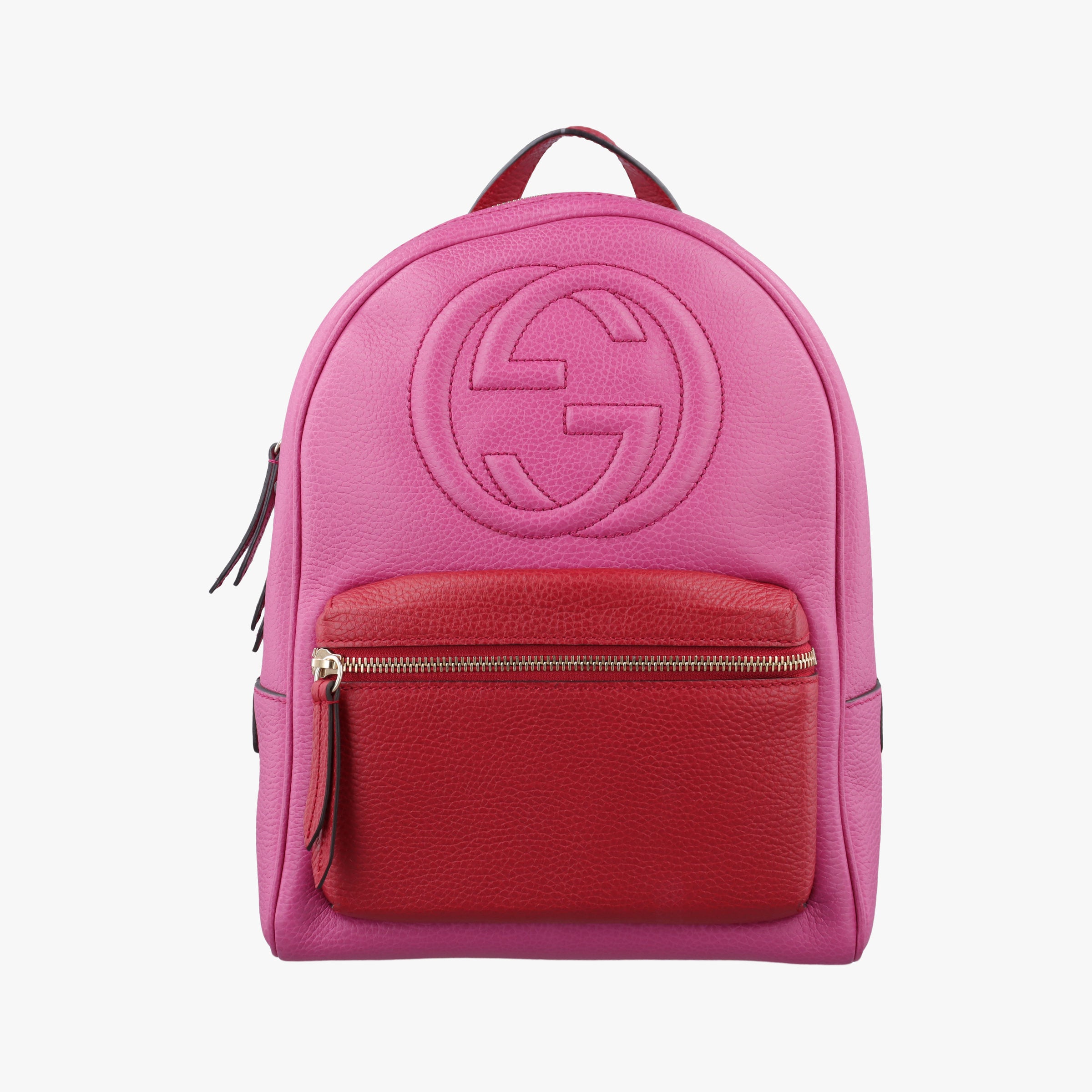 Secondhand Gucci Soho Rose×red Leather 431570 backpack/rucksack | stylenewstar