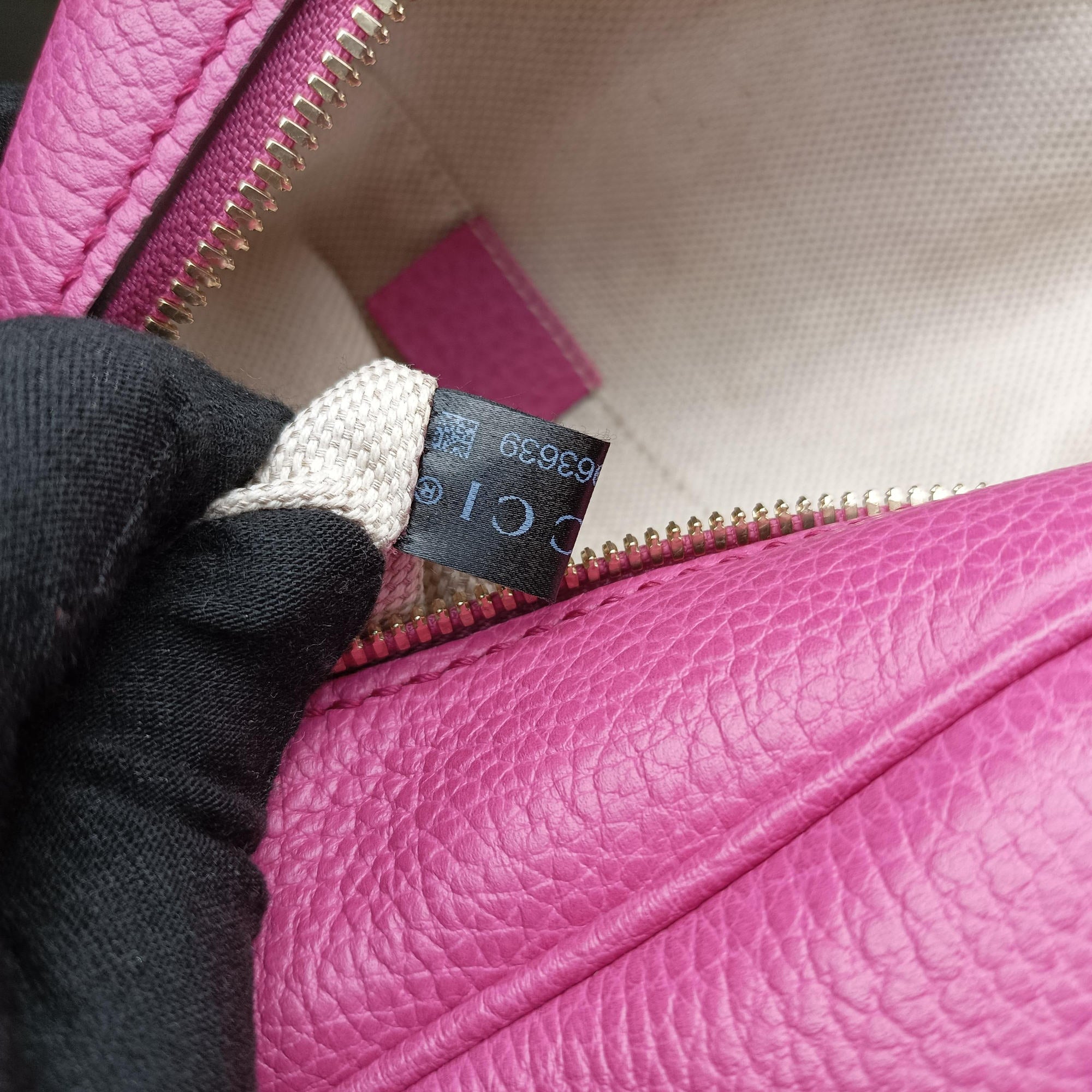 Secondhand Gucci Soho Rose×red Leather 431570 backpack/rucksack | stylenewstar