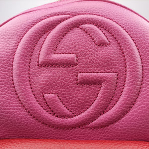 Secondhand Gucci Soho Rose×red Leather 431570 backpack/rucksack | stylenewstar