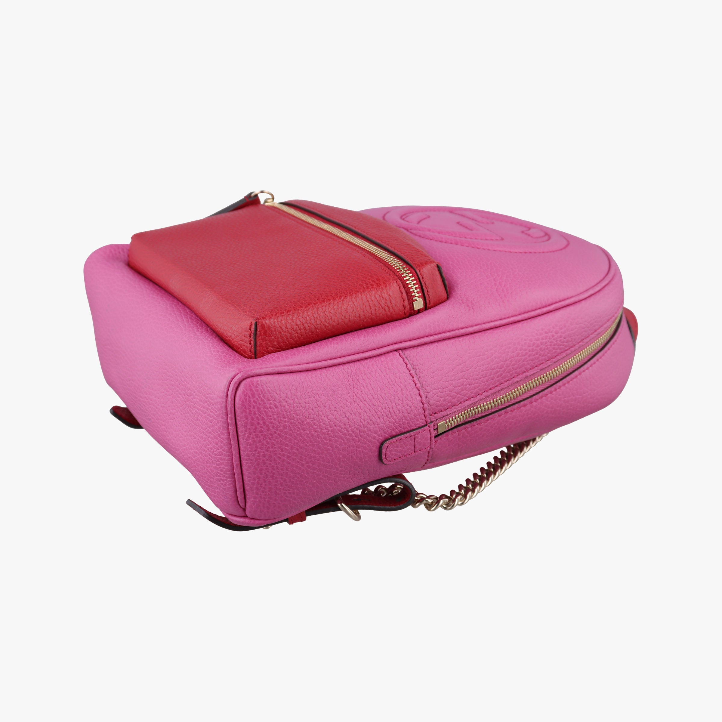 Secondhand Gucci Soho Rose×red Leather 431570 backpack/rucksack | stylenewstar