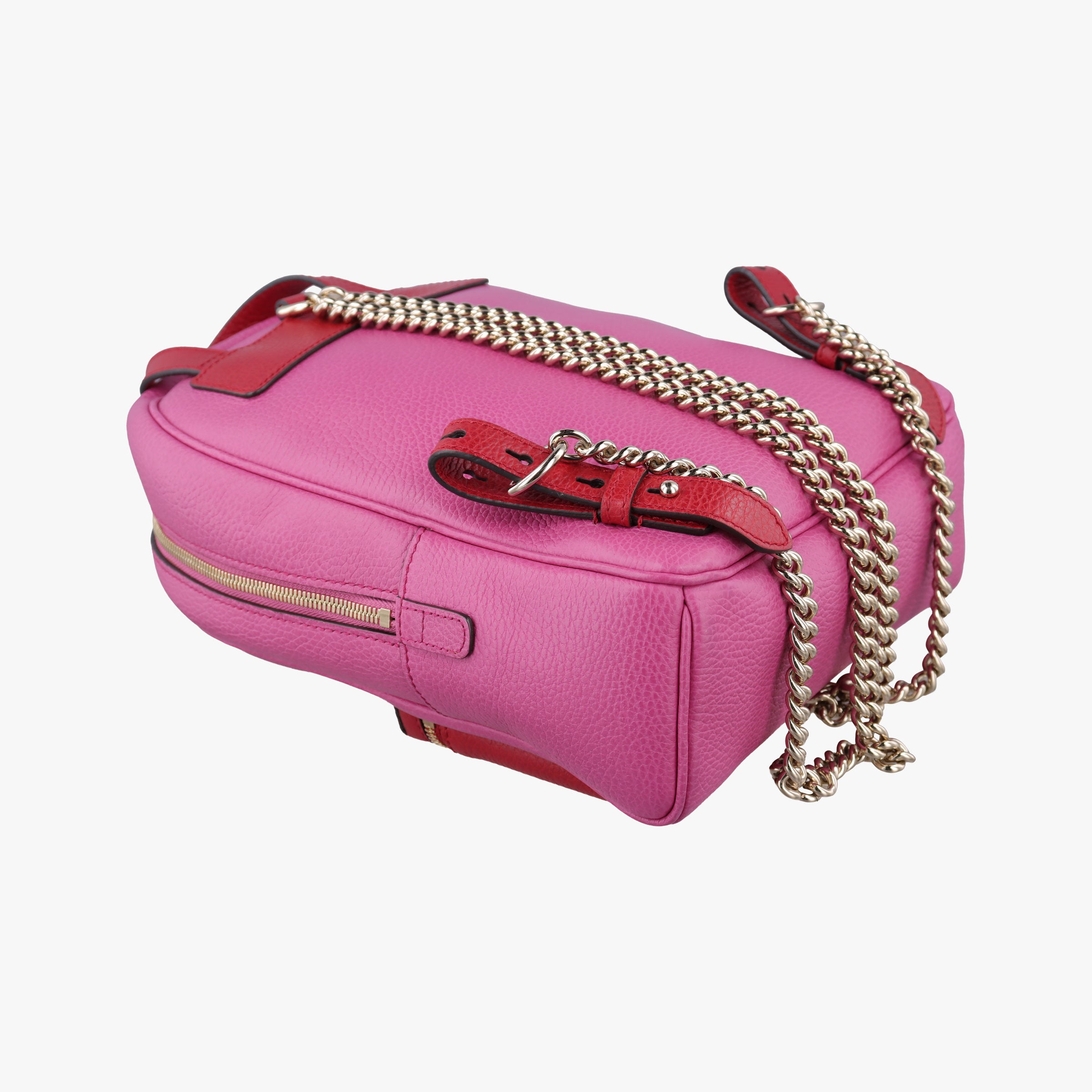 Secondhand Gucci Soho Rose×red Leather 431570 backpack/rucksack | stylenewstar