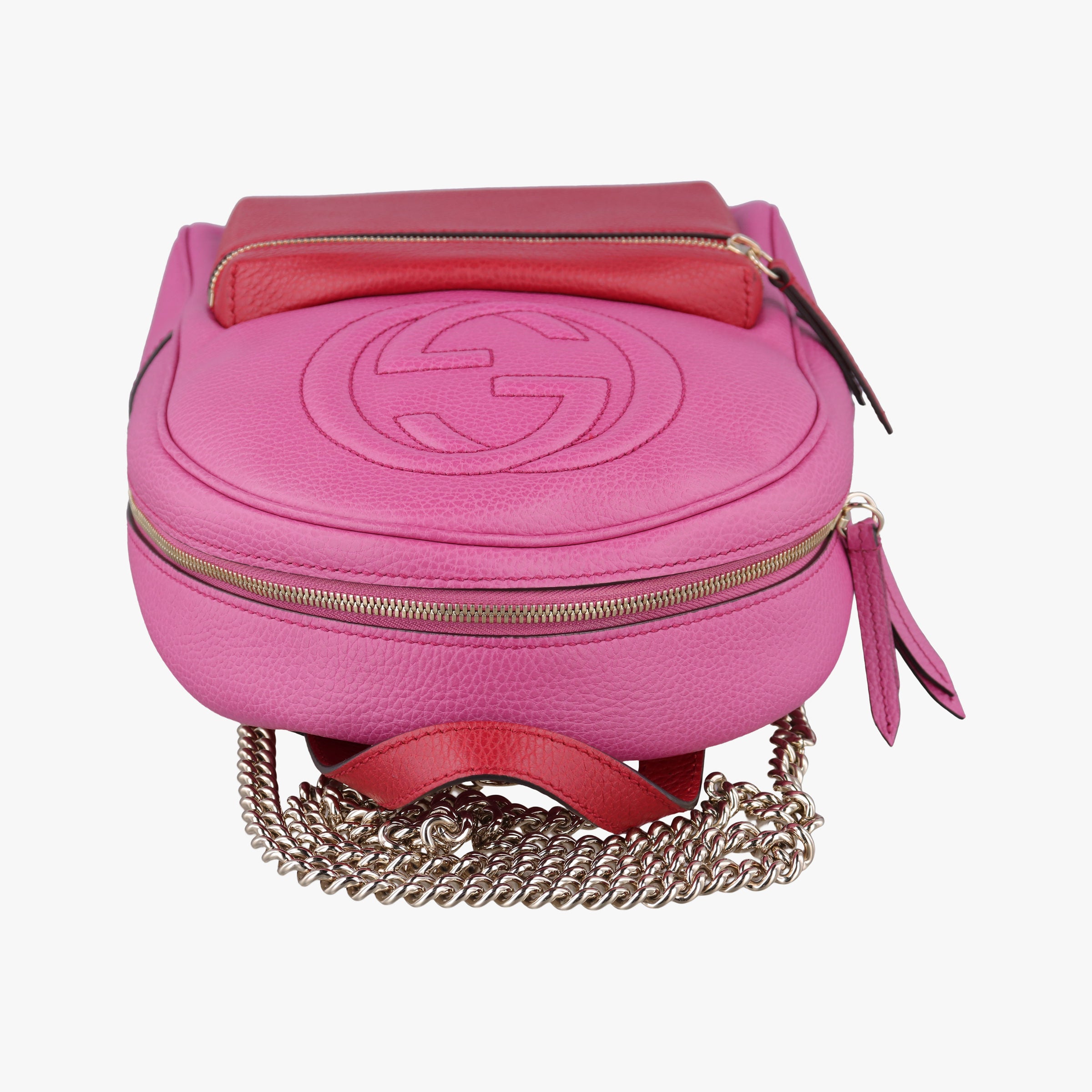 Secondhand Gucci Soho Rose×red Leather 431570 backpack/rucksack | stylenewstar