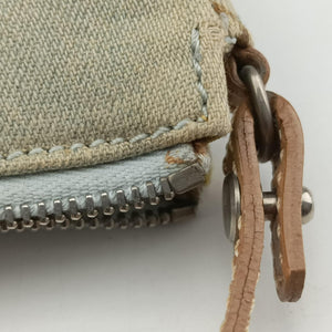 Pre-owned Christian Dior Saddle Blue fabric  handbag | stylenewstar