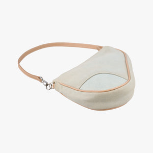 Pre-owned Christian Dior Saddle Blue fabric  handbag | stylenewstar