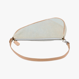 Pre-owned Christian Dior Saddle Blue fabric  handbag | stylenewstar