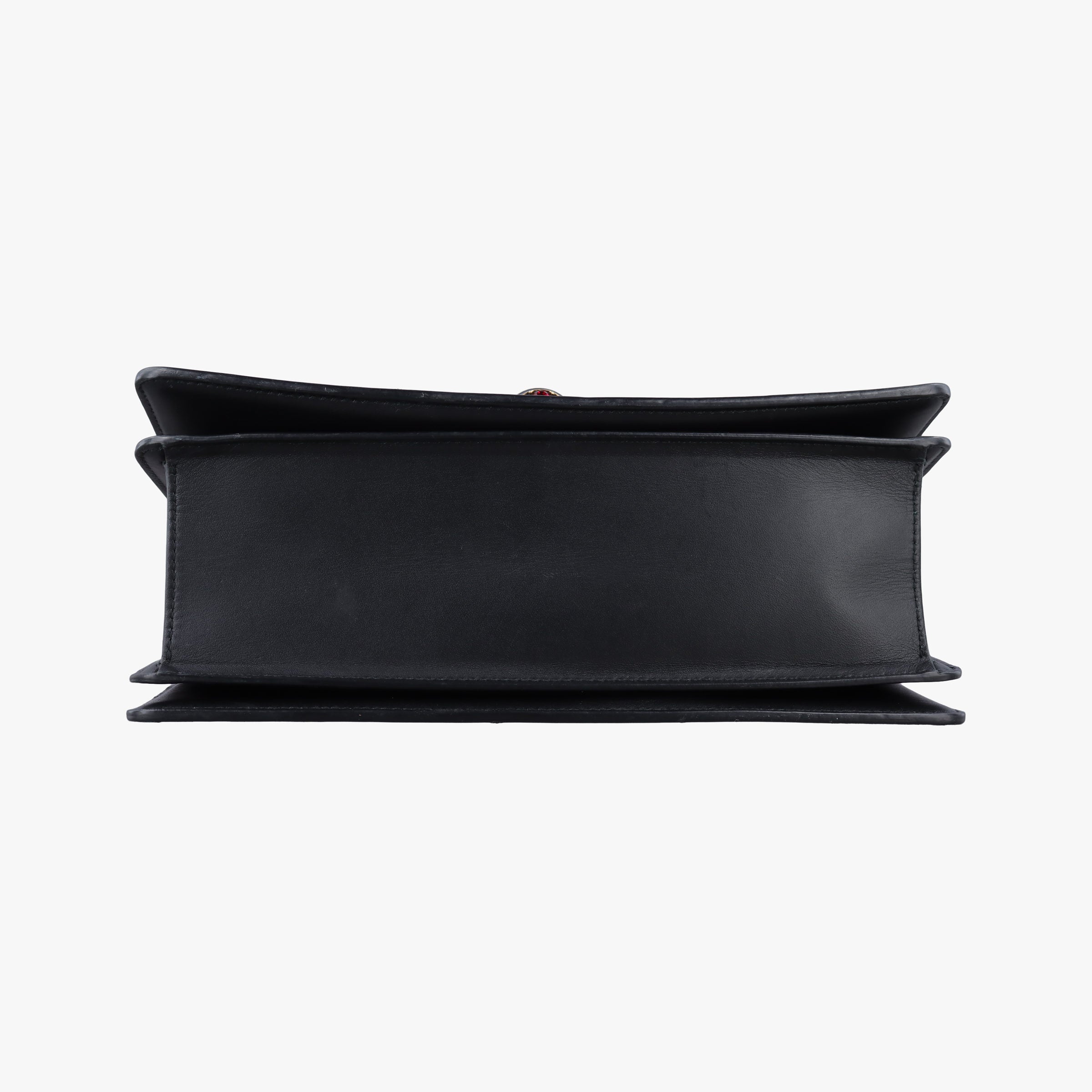 Pre-owned Gucci Queen Margaret Black×white Leather 476541 shoulderbag | stylenewstar