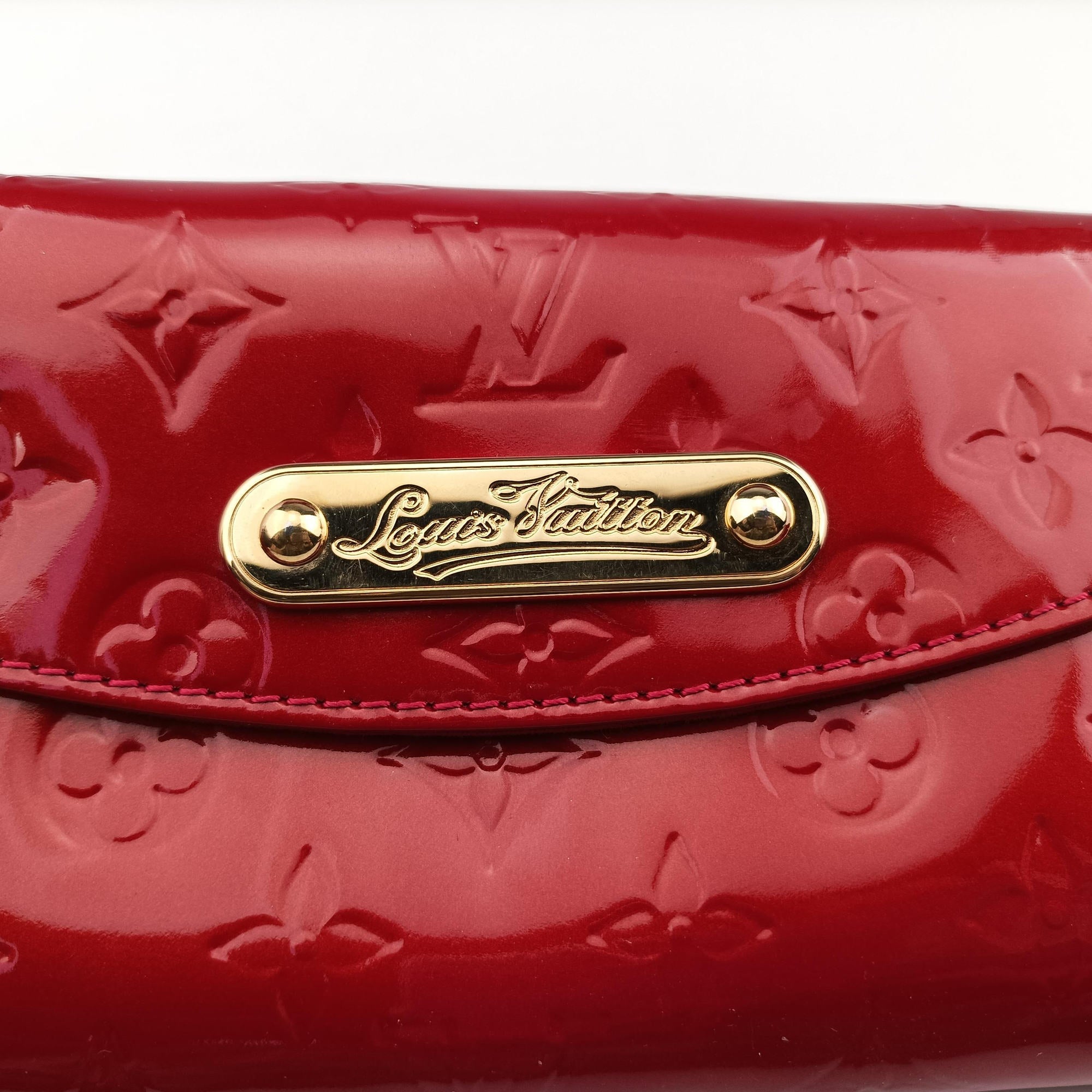 Pre-owned Louis Vuitton Sunset Boulevard Pomme d'Amour Vernis M93543 shoulderbag | stylenewstar