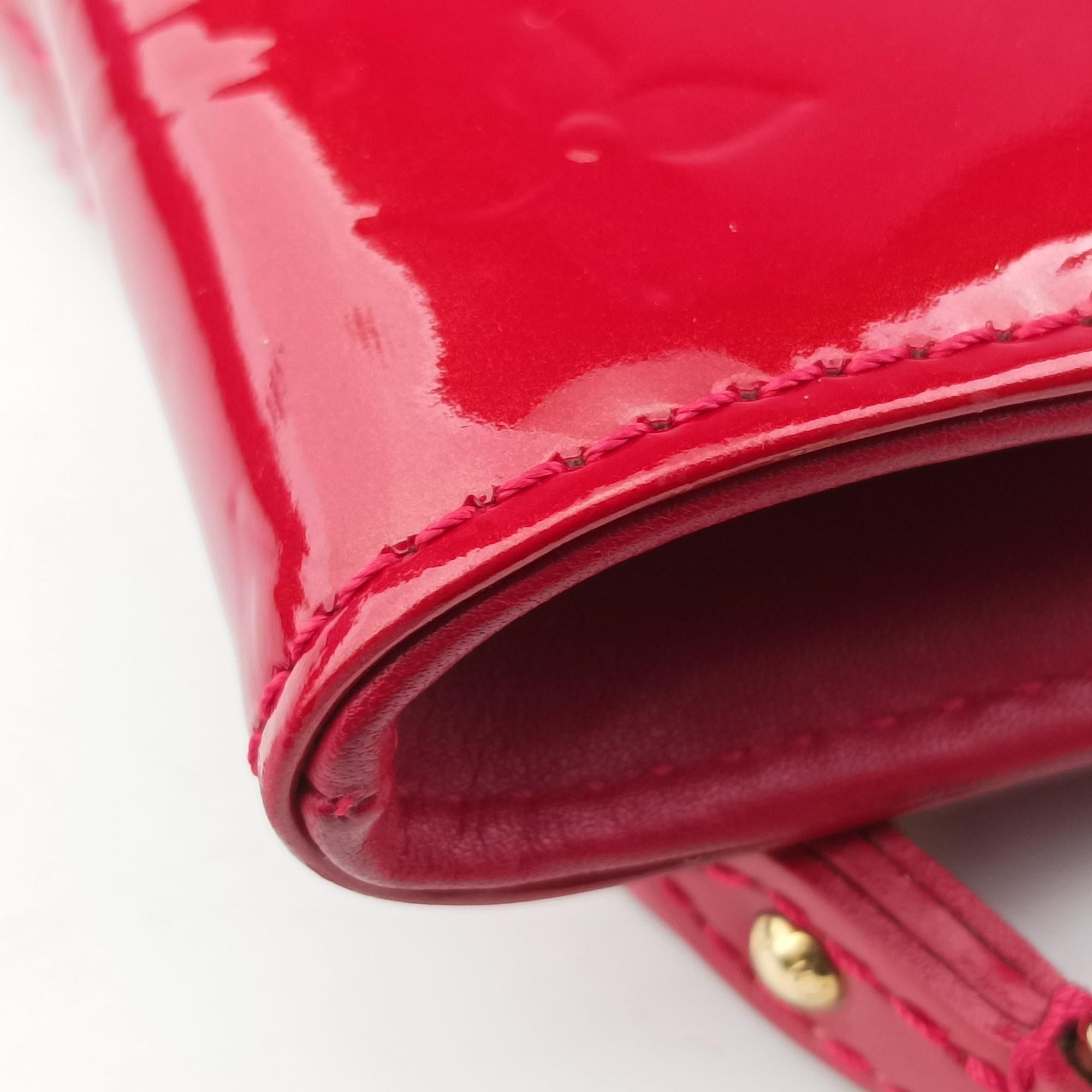 Pre-owned Louis Vuitton Sunset Boulevard Pomme d'Amour Vernis M93543 shoulderbag | stylenewstar