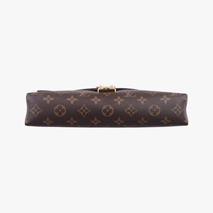 Vintage Louis Vuitton PALLAS Chain Brown×CERISE Monogram Canvas×calf leather M41201 shoulderbag | stylenewstar
