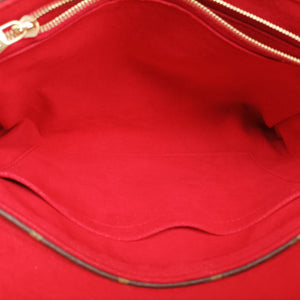 Vintage Louis Vuitton PALLAS Chain Brown×CERISE Monogram Canvas×calf leather M41201 shoulderbag | stylenewstar