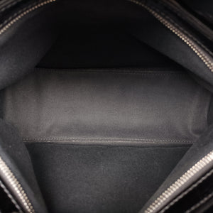 Pre-owned Chanel Mademoiselle Bowling Black Patent leather A50558 shoulderbag | stylenewstar