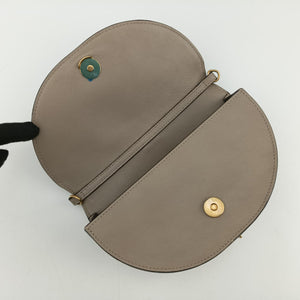 Pre-owned Chloe Nile Minaudiere Grey Leather  shoulderbag | stylenewstar
