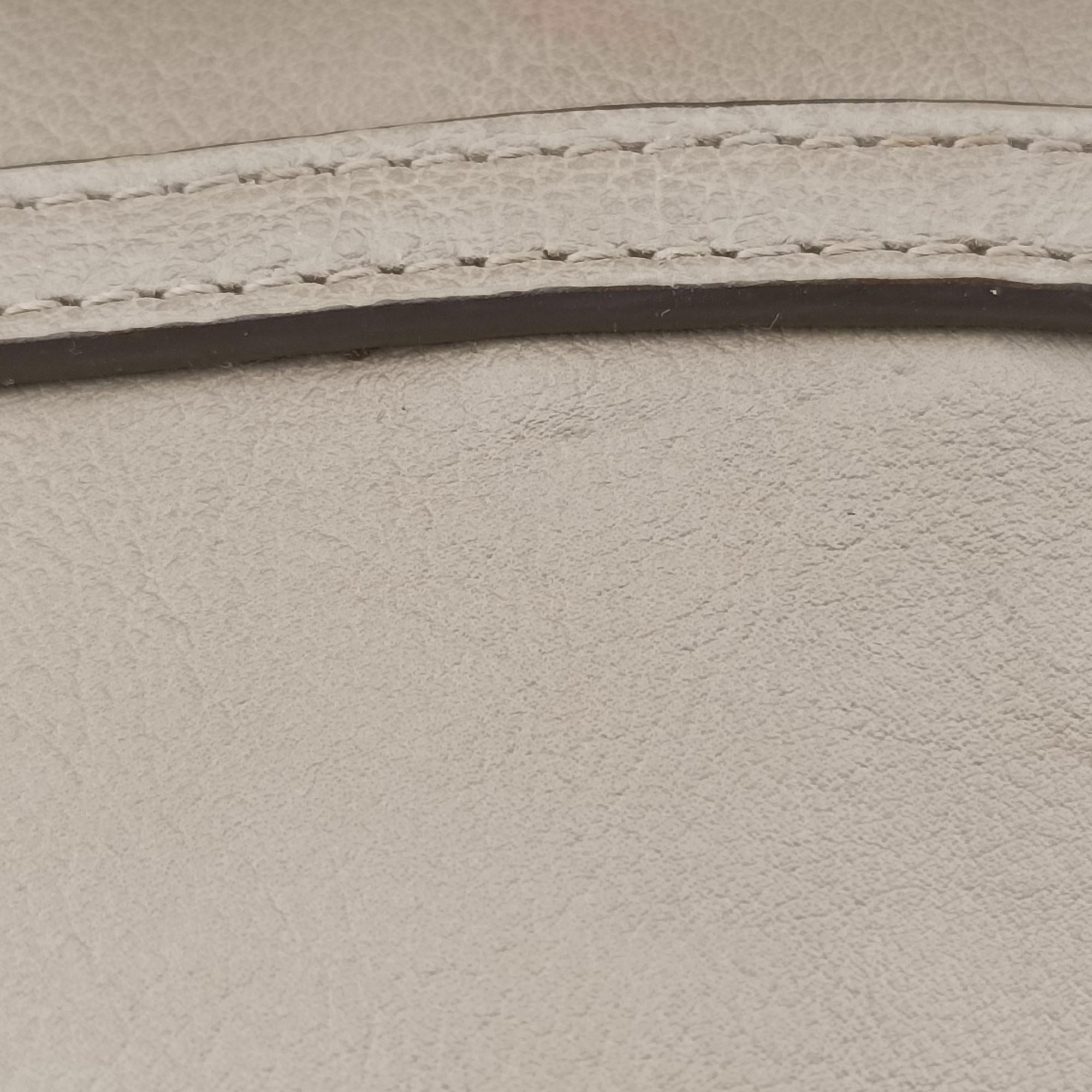 Pre-owned Chloe Nile Minaudiere Grey Leather  shoulderbag | stylenewstar