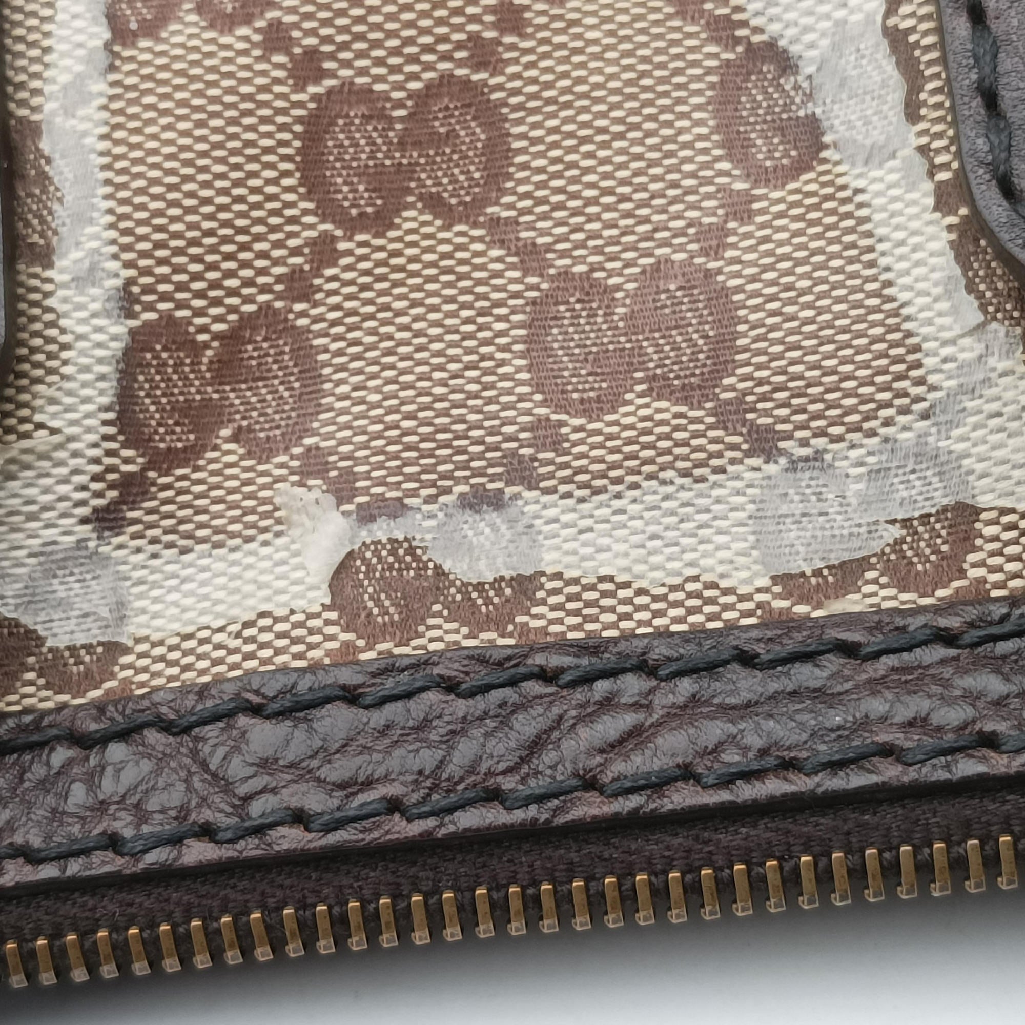 Pre-owned Gucci Babushka Multicolour PVC coated canvas×Leather 207775 handbag | stylenewstar