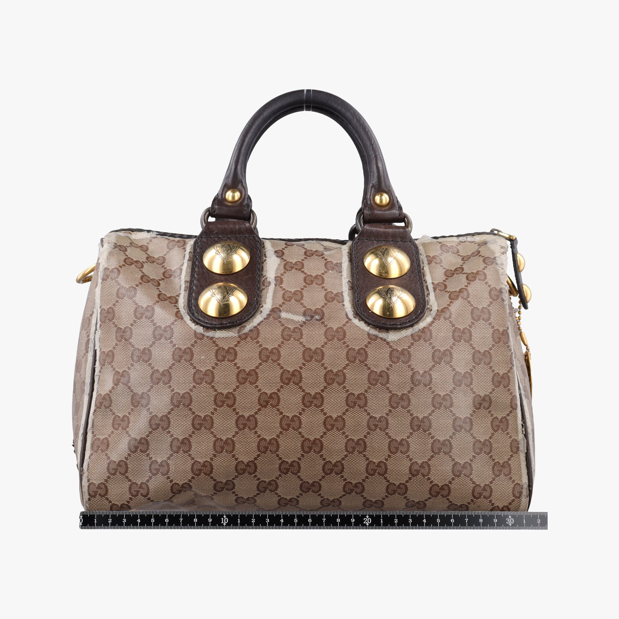 Pre-owned Gucci Babushka Multicolour PVC coated canvas×Leather 207775 handbag | stylenewstar