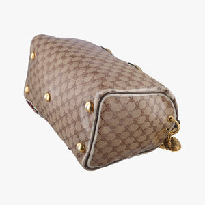 Pre-owned Gucci Babushka Multicolour PVC coated canvas×Leather 207775 handbag | stylenewstar