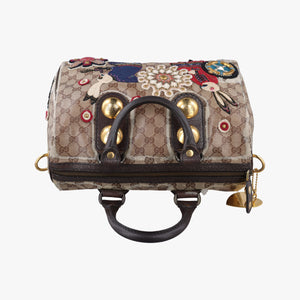 Pre-owned Gucci Babushka Multicolour PVC coated canvas×Leather 207775 handbag | stylenewstar