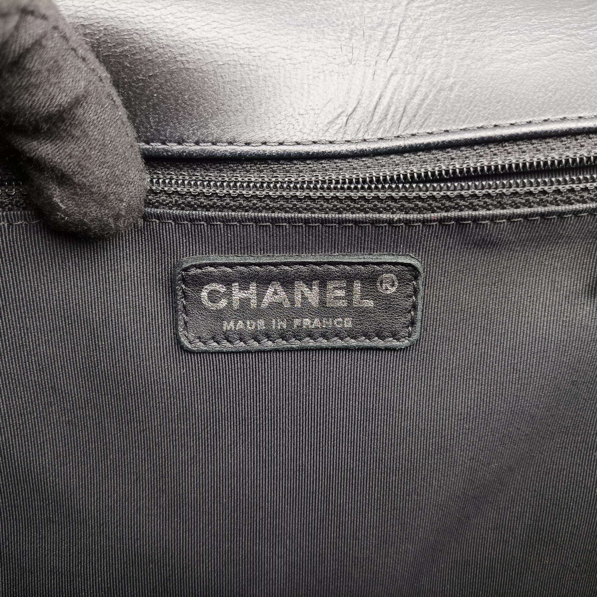 Pre-owned Chanel BOY CHANEL Black Leather A92193 shoulderbag | stylenewstar