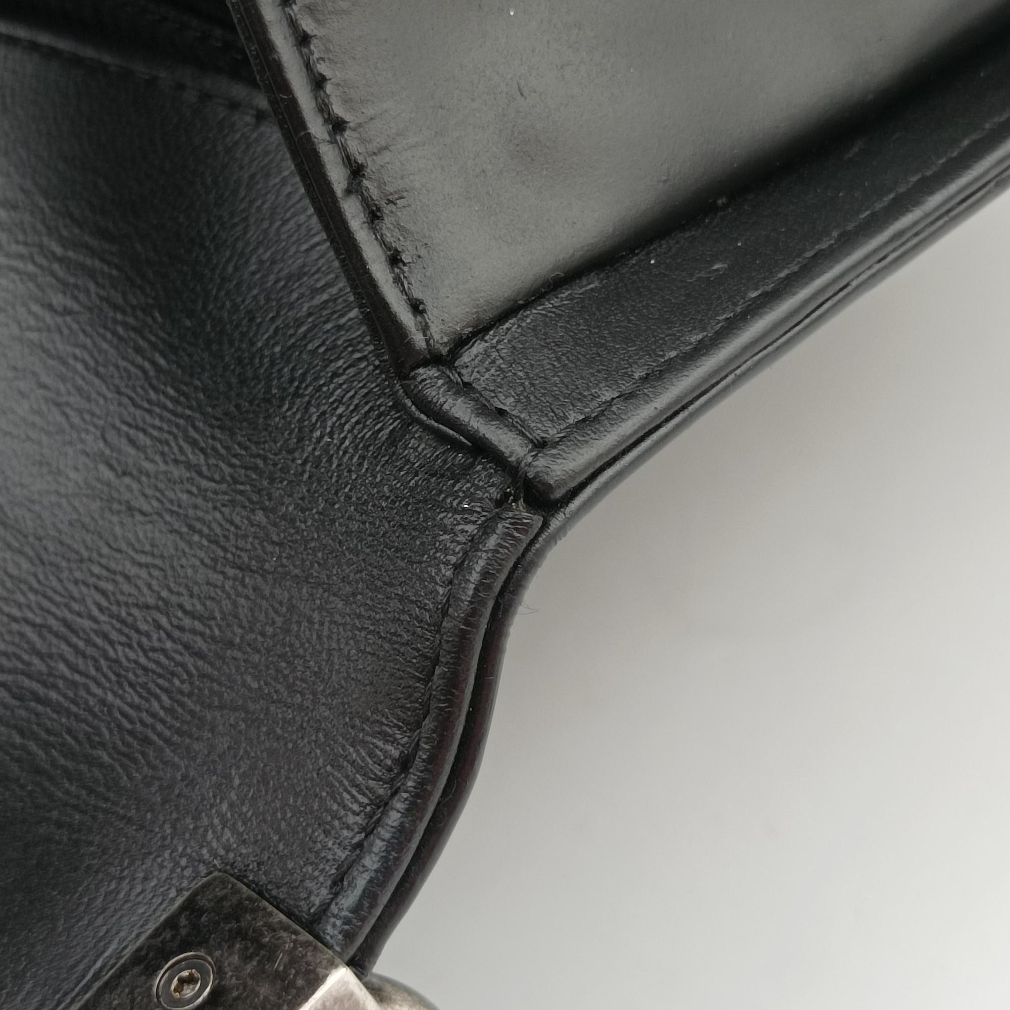 Pre-owned Chanel BOY CHANEL Black Leather A92193 shoulderbag | stylenewstar