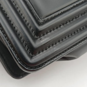 Pre-owned Chanel BOY CHANEL Black Leather A92193 shoulderbag | stylenewstar