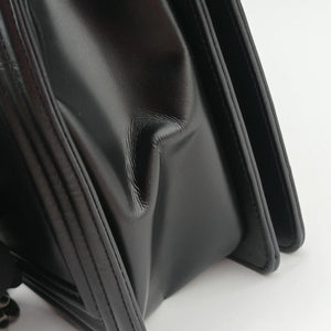 Pre-owned Chanel BOY CHANEL Black Leather A92193 shoulderbag | stylenewstar