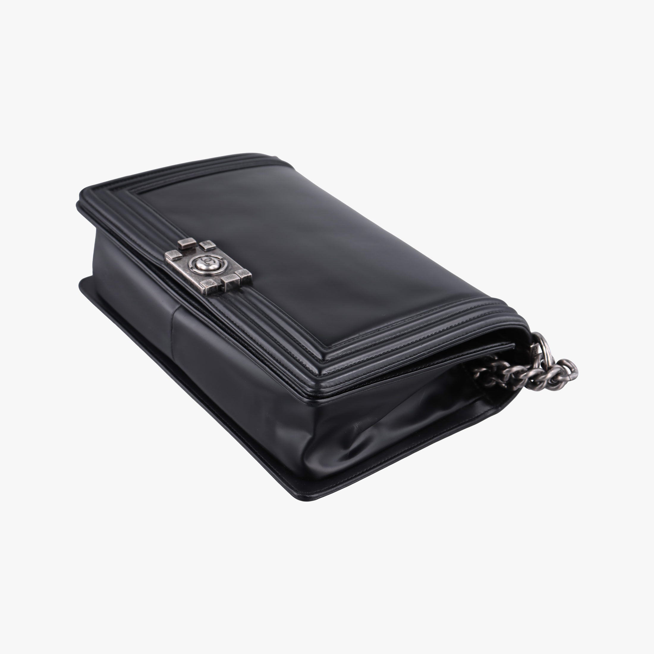 Pre-owned Chanel BOY CHANEL Black Leather A92193 shoulderbag | stylenewstar