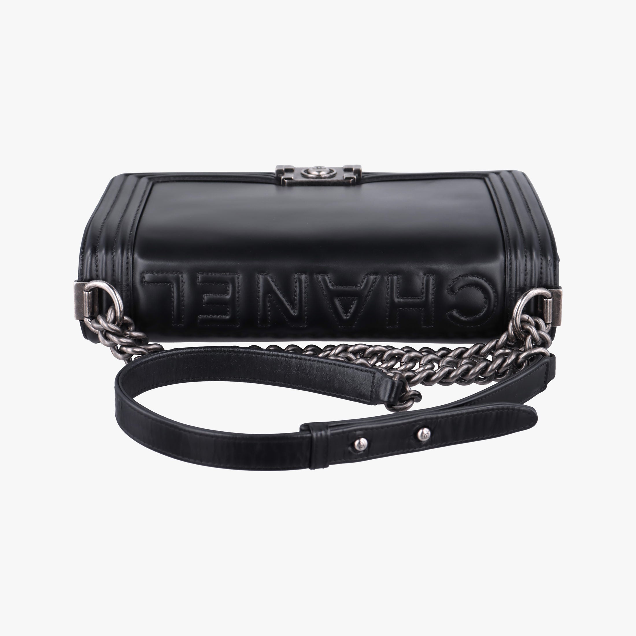Pre-owned Chanel BOY CHANEL Black Leather A92193 shoulderbag | stylenewstar