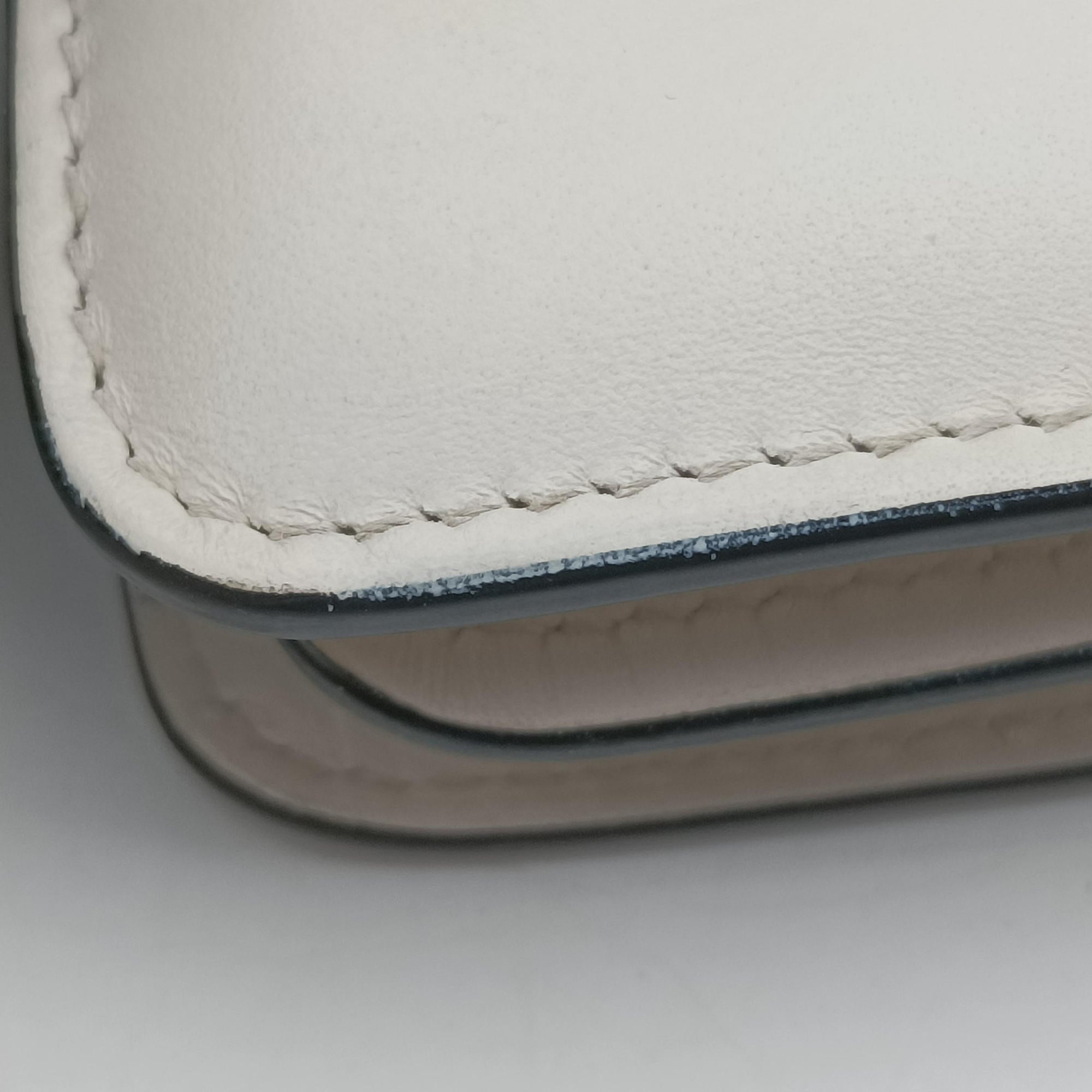 Vintage Bvlgari SERPENTI FOREVER White Leather  shoulderbag | stylenewstar