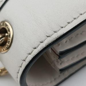 Vintage Bvlgari SERPENTI FOREVER White Leather  shoulderbag | stylenewstar