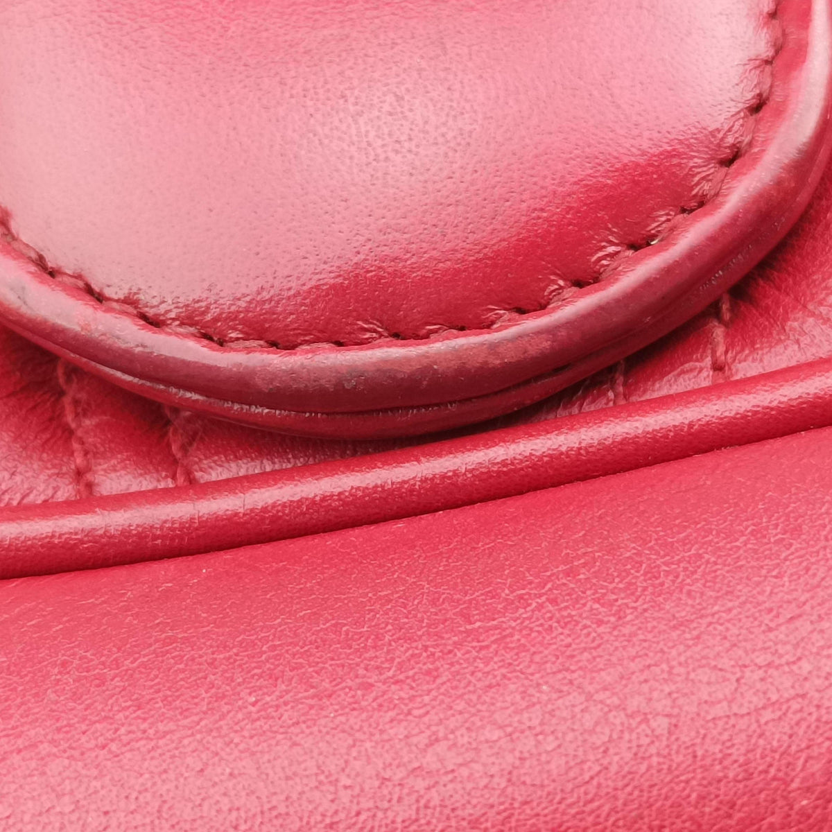 Pre-owned Gucci GG Marmont Red Leather 443497 shoulderbag | stylenewstar