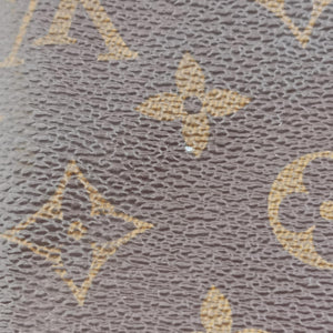 Vintage Louis Vuitton SAINT PLACIDE brown×CERISE Monogram Canvas×calf leather M43713 shoulderbag | stylenewstar