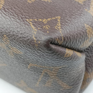 Vintage Louis Vuitton SAINT PLACIDE brown×CERISE Monogram Canvas×calf leather M43713 shoulderbag | stylenewstar