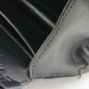 Pre-owned Prada Cahier Black Leather 1BH018 shoulderbag | stylenewstar