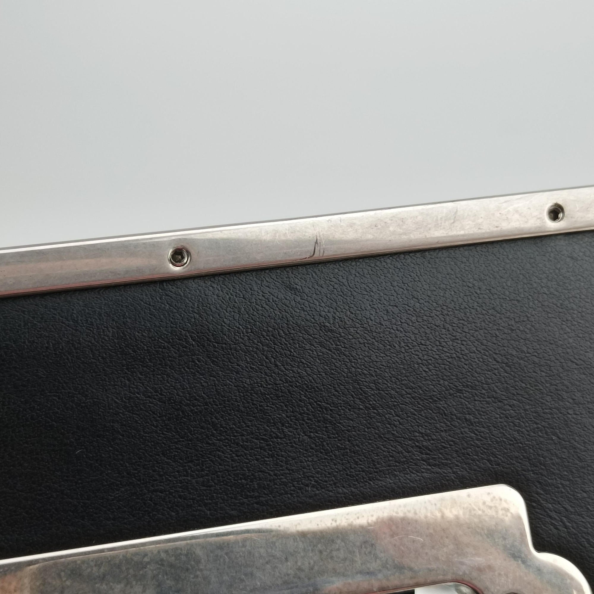 Pre-owned Prada Cahier Black Leather 1BH018 shoulderbag | stylenewstar