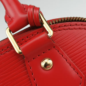 Pre-owned Louis Vuitton Alma BB Red EPI M53513 shoulderbag | stylenewstar
