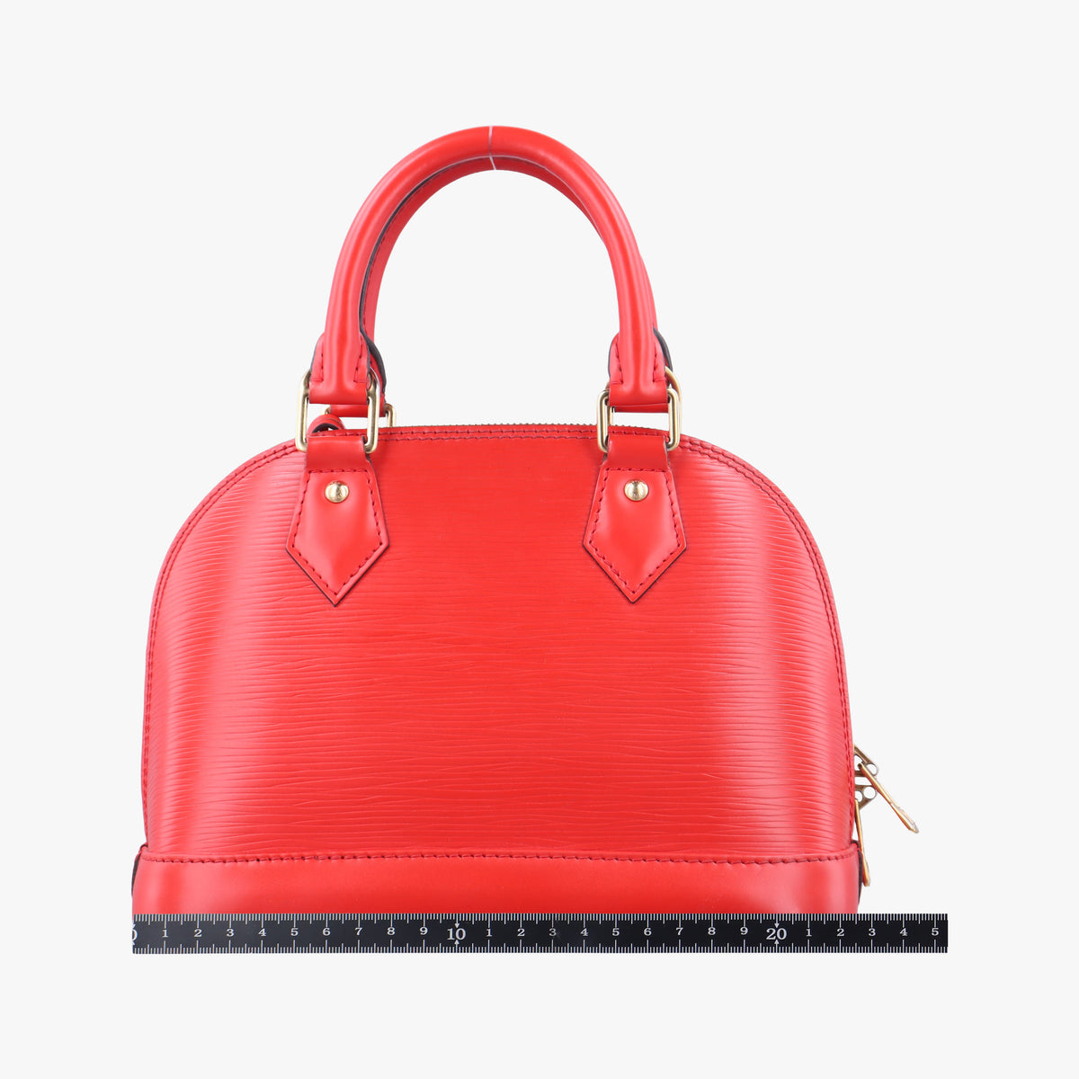 Pre-owned Louis Vuitton Alma BB Red EPI M53513 shoulderbag | stylenewstar