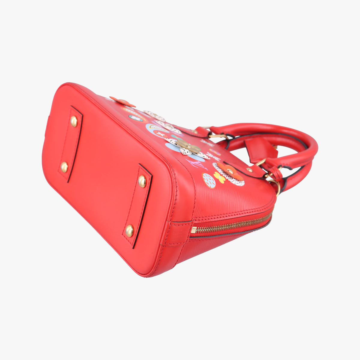 Pre-owned Louis Vuitton Alma BB Red EPI M53513 shoulderbag | stylenewstar