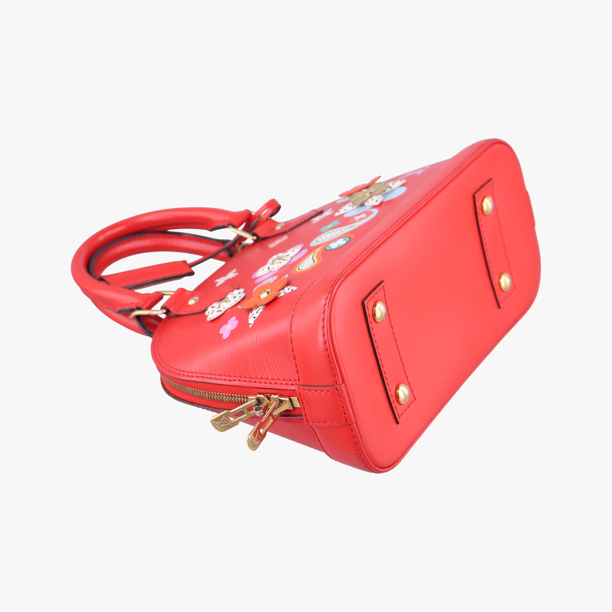 Pre-owned Louis Vuitton Alma BB Red EPI M53513 shoulderbag | stylenewstar