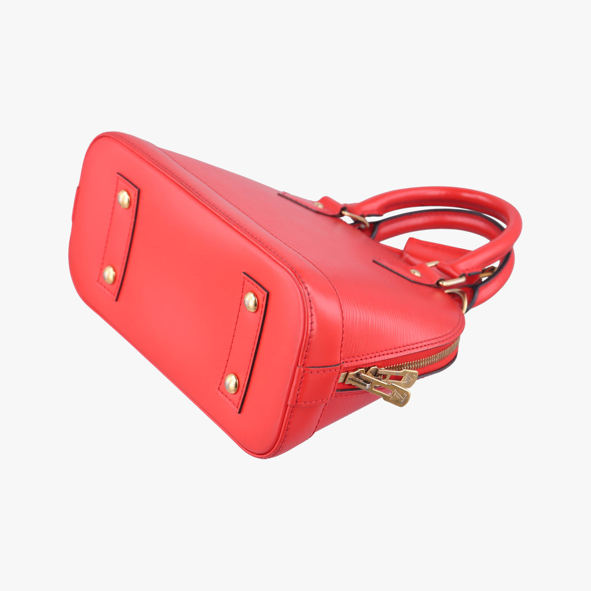 Pre-owned Louis Vuitton Alma BB Red EPI M53513 shoulderbag | stylenewstar
